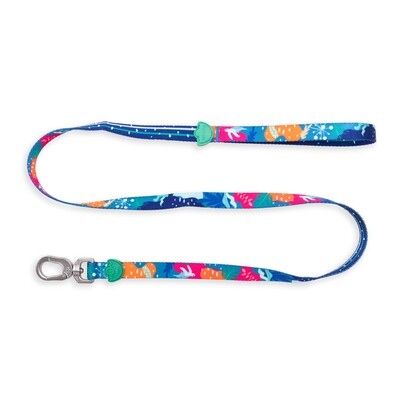 Designer Pooch Leash Under the Sea Blue