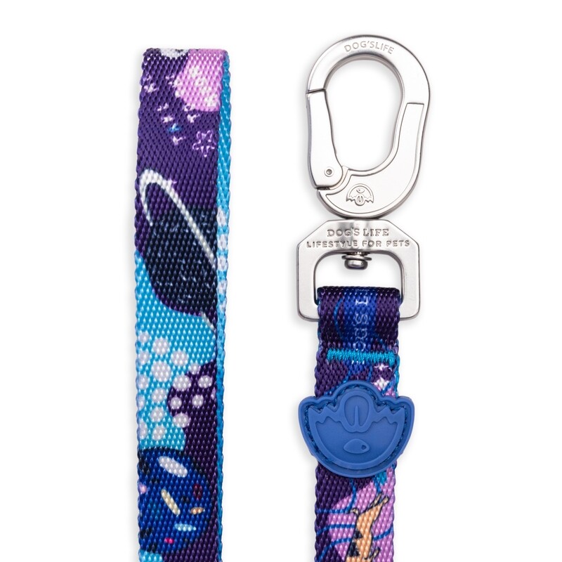 Designer Pooch Leash Enjoy The Universe Blue
