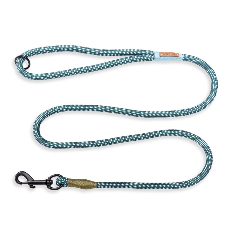 Creative Cords Leash Gingham Green