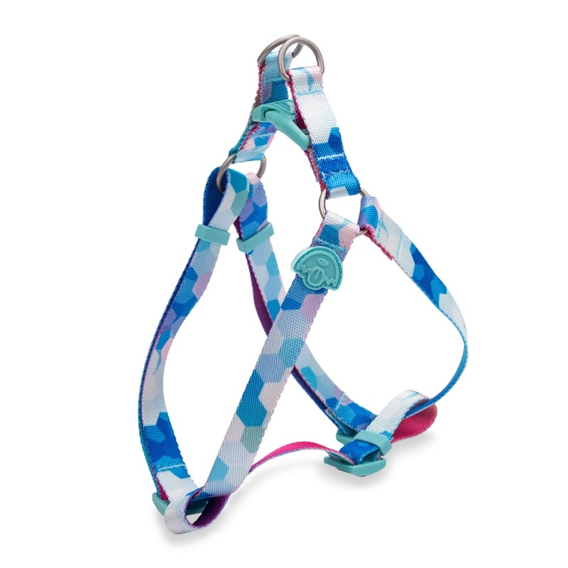Designer Pooch Step-In Harness Hex Gradient