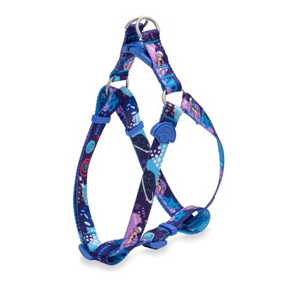 Designer Pooch Step-In Harness Enjoy the Universe Blue