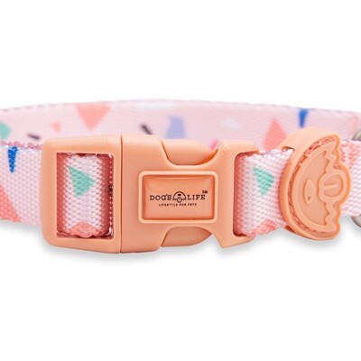 Designer Pooch Collar Tarrazo Pink