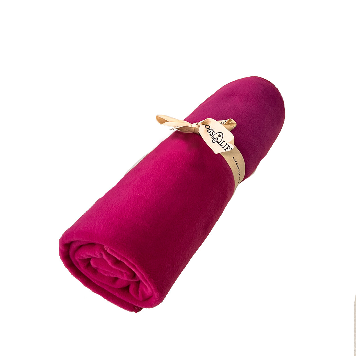 Polar Fleece Blanket Plum