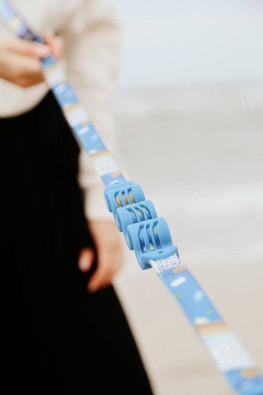 Multi-Purpose Hands Free Leash with Shock Absorb Tarrazo Blue