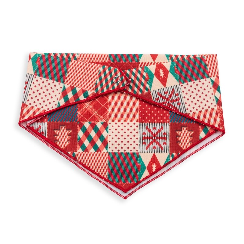 Bandana Festive Patchwork Red