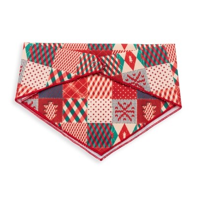 Bandana Festive Patchwork Red