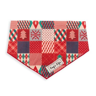 Bandana Festive Patchwork Red