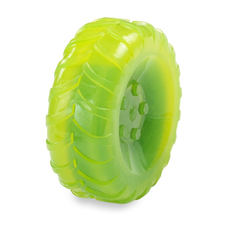 Chilled & Chewy Freezable Toy Tyre Lime