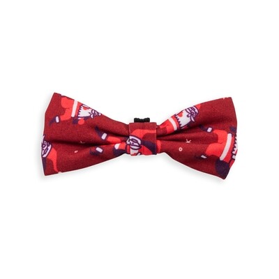 Bow Tie Funny Santa Red