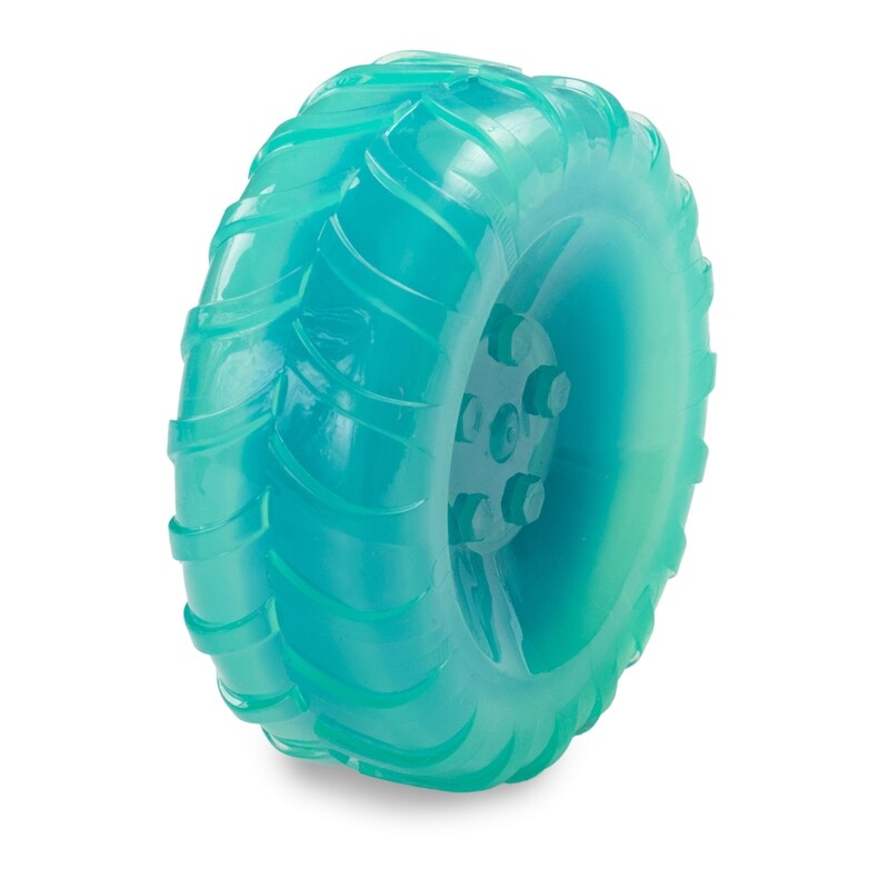 Chilled & Chewy Freezable Toy Tyre Turquoise