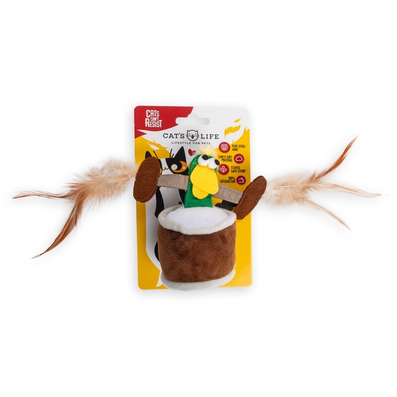 Cat Toy Funny Duck w/ Feather