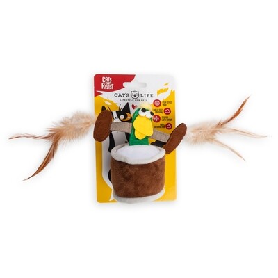 Cat Toy Funny Duck w/ Feather