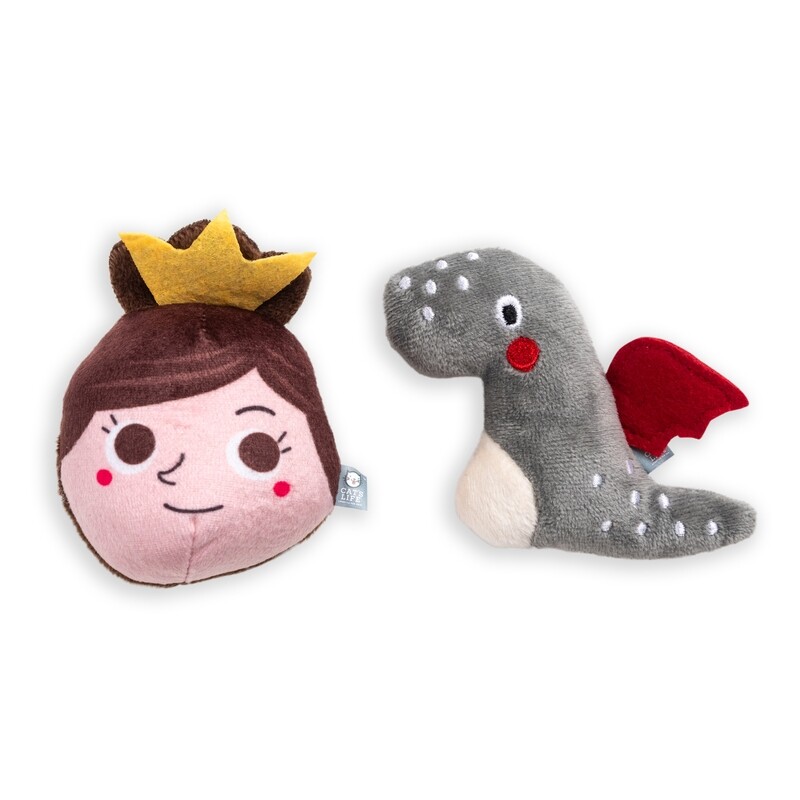 Cat Toy Fairytale Princess & Dragon