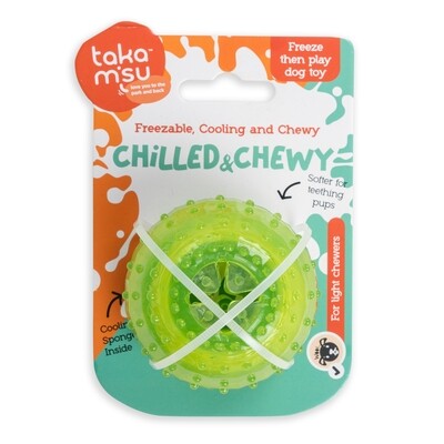 Chilled &amp; Chewy Freezable Toy Ball Lime