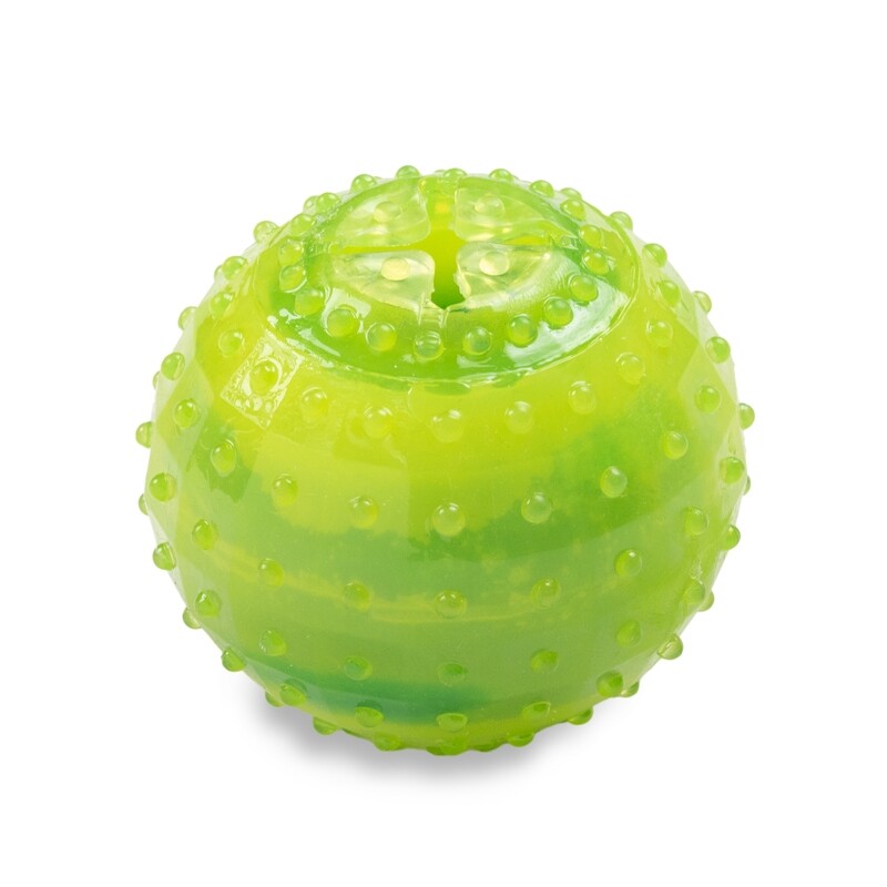 Chilled & Chewy Freezable Toy Ball Lime