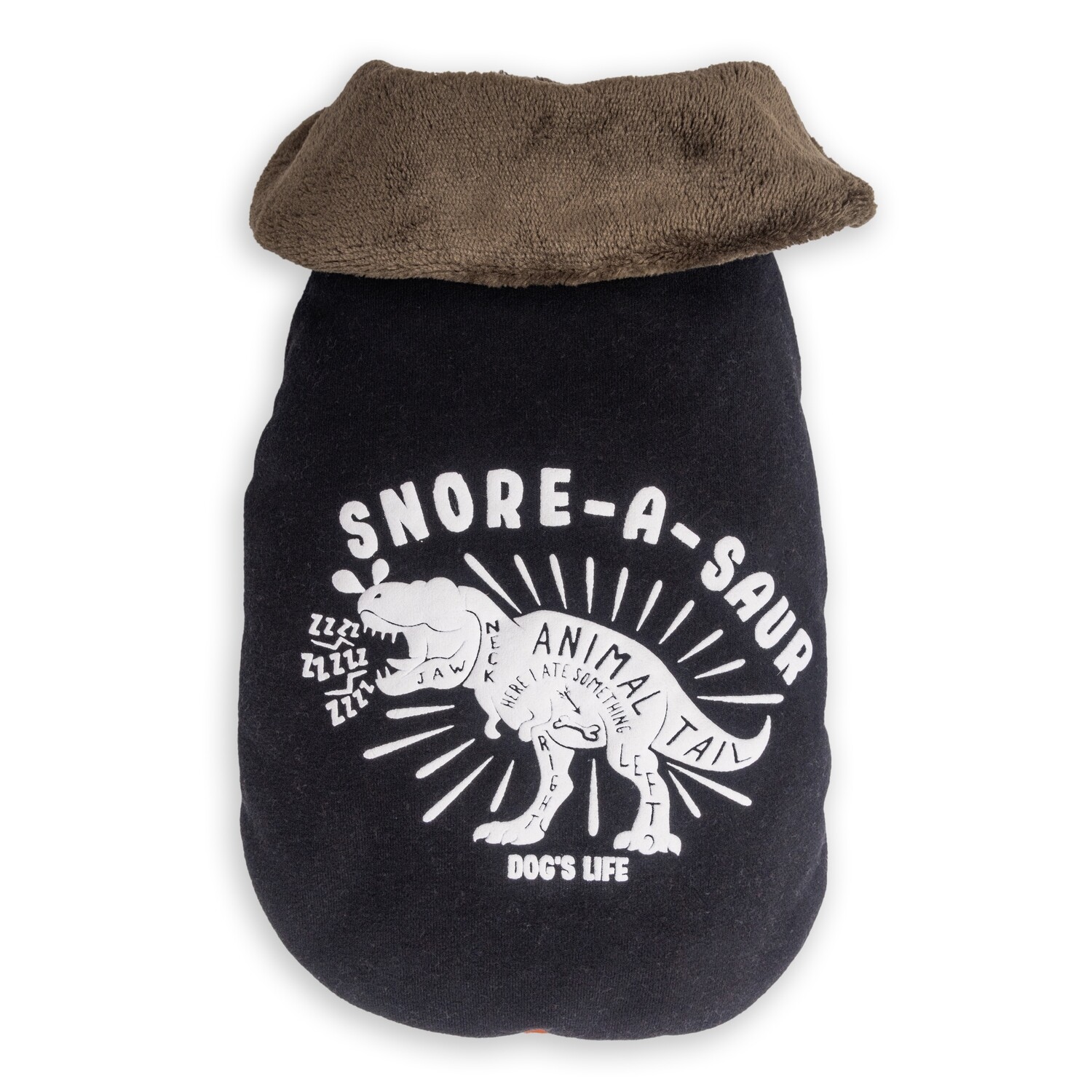 Snore-A-Saur Winter Cape Black