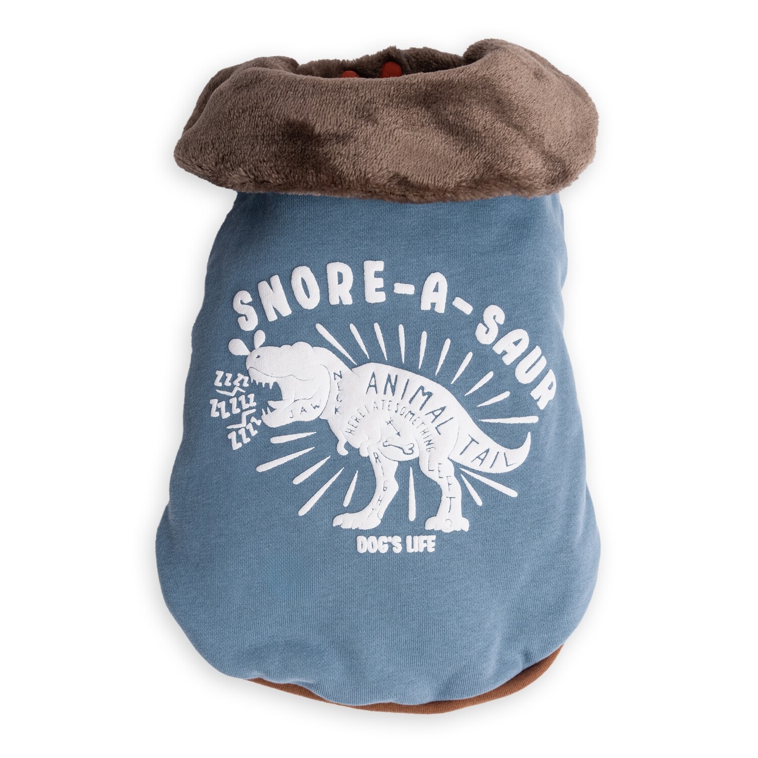 Snore-A-Saur Winter Cape Blue