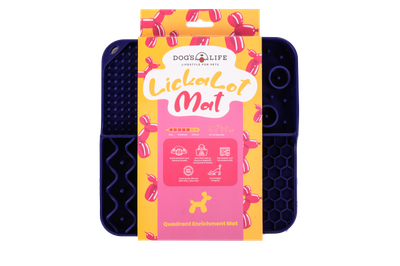 Lickalot Quadrant Enrichment Mat Navy Lickalot Quadrant Enrichment Mat Navy