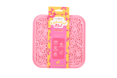 Lickalot Cute Punk Enrichment Mat Pink Lickalot Cute Punk Enrichment Mat Pink