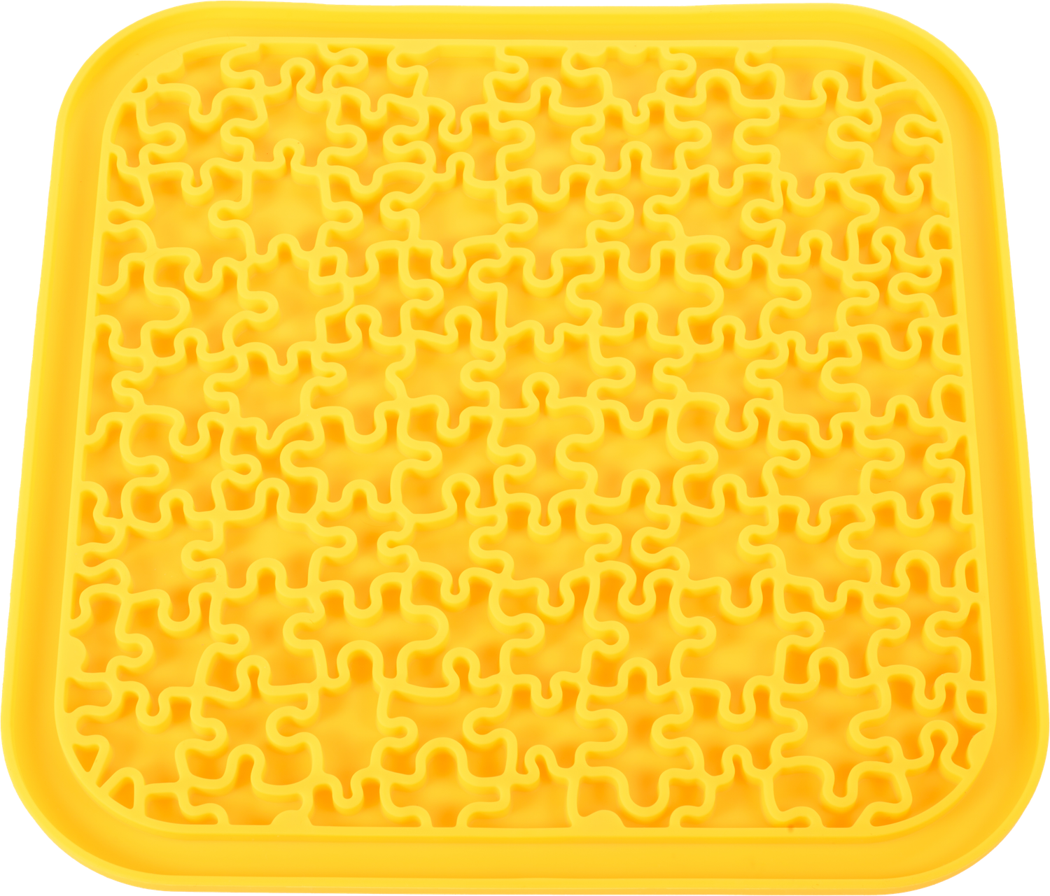 Lickalot Puzzles Enrichment Mat Yellow Lickalot Puzzles Enrichment Mat Yellow