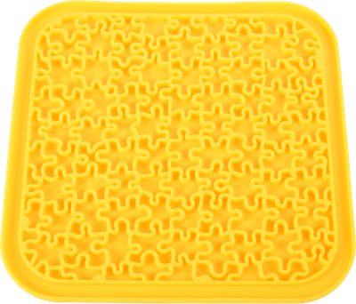 Lickalot Puzzles Enrichment Mat Yellow