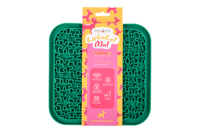 Lickalot Puzzles Enrichment Mat Green Lickalot Puzzles Enrichment Mat Green