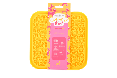 Lickalot Puzzles Enrichment Mat Yellow