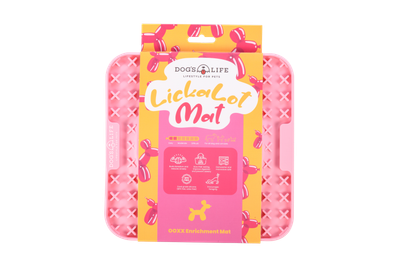 Lickalot OOXX Enrichment Mat Pink Lickalot OOXX Enrichment Mat Pink