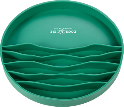 Lickalot Ruffles Enrichment Bowl Green
