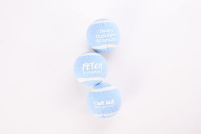 Fetch-It Tennis Balls (Pack of 3) Baby Blue