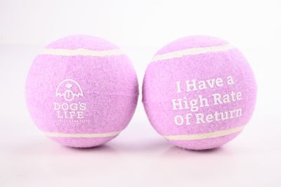 Fetch-It Tennis Balls (Pack of 2, Large) Lilac