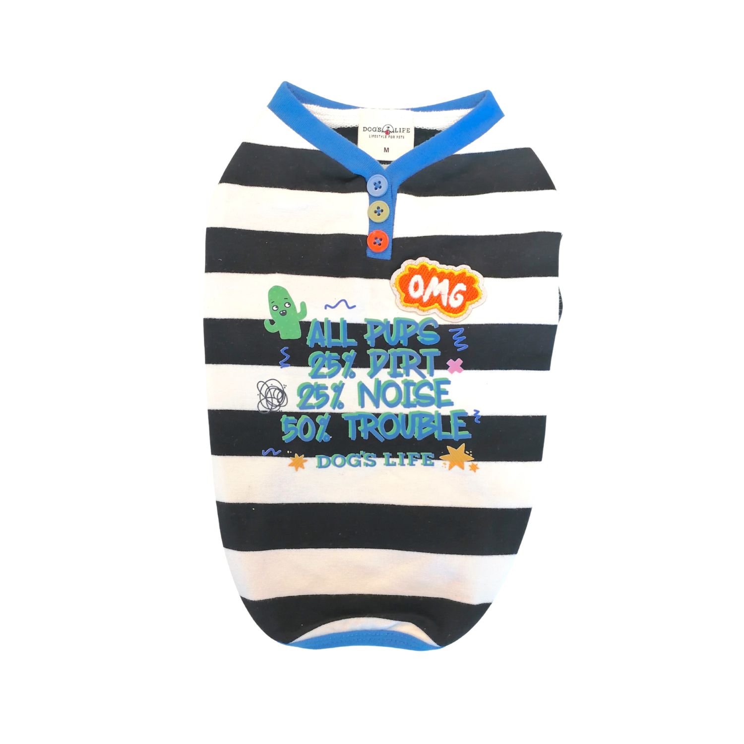 All Pups Doggy Tee Black