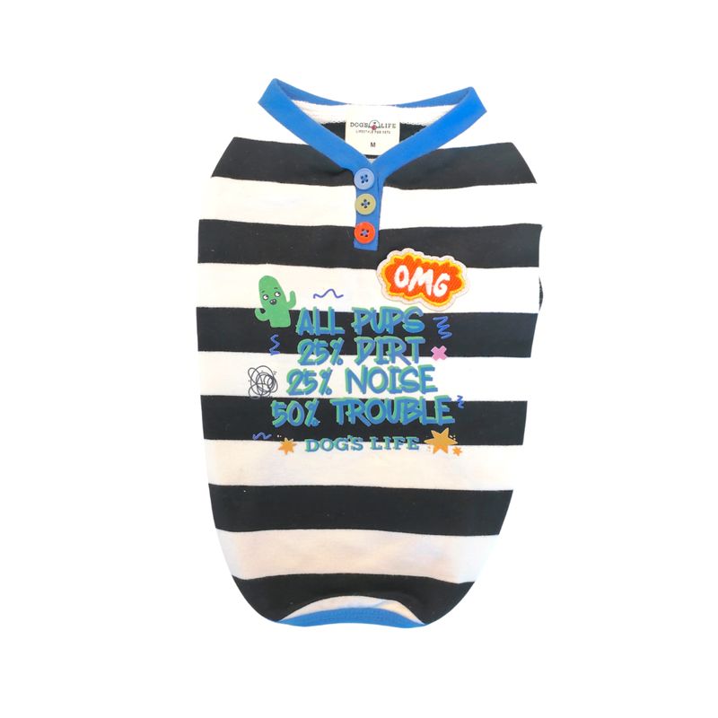 All Pups Doggy Tee Black