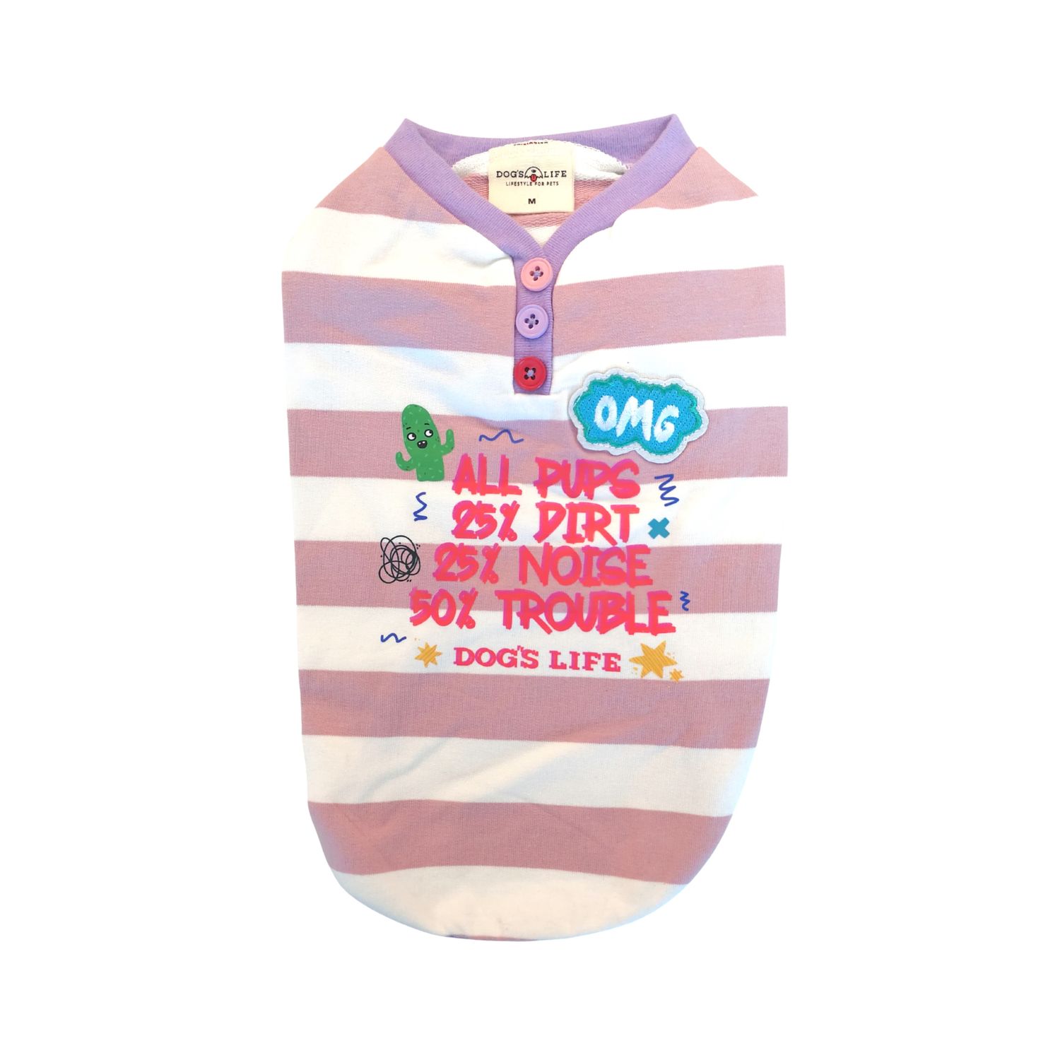 All Pups Doggy Tee Pink All Pups Doggy Tee Pink