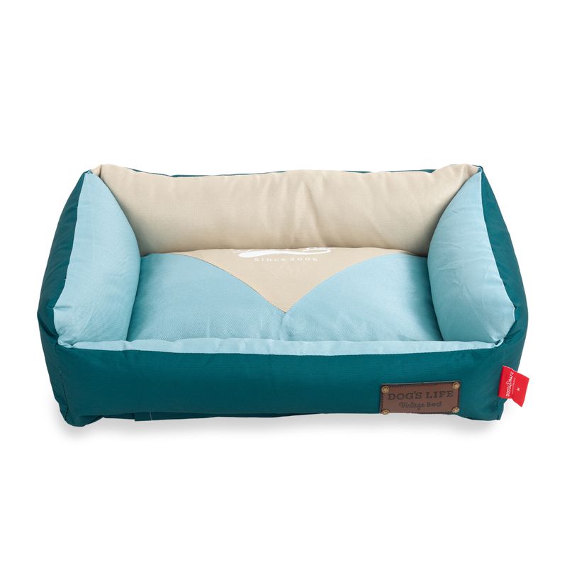 Vintage Lounger Summer Bed Blue COVER only
