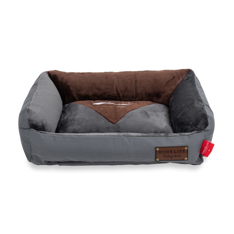 Vintage Lounger Waterproof Winter Bed Grey