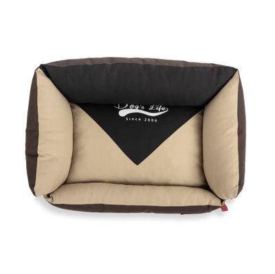 Vintage Lounger Summer Bed Brown COVER only