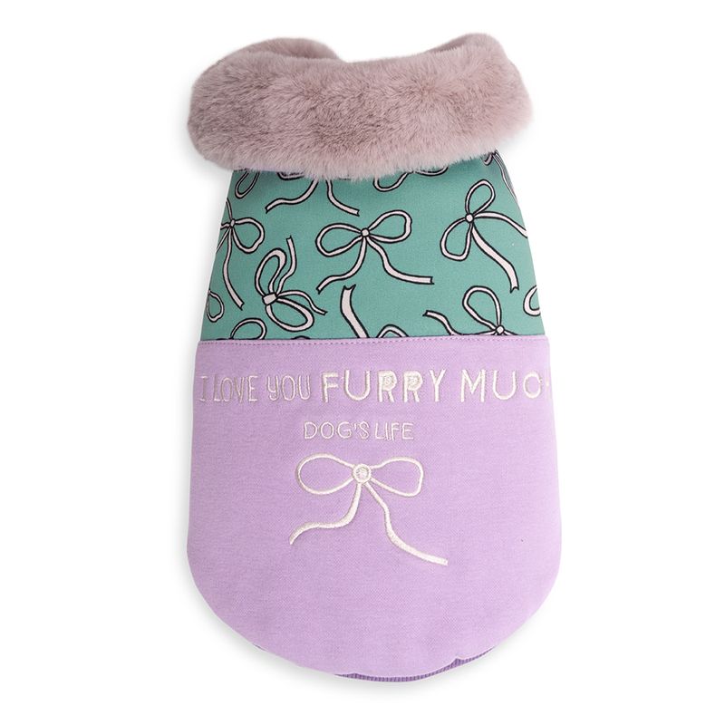 I Love You Furry Much Cape Lilac