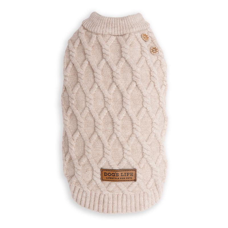 Cableknit Winter Jumper Cream Cableknit Winter Jumper Cream