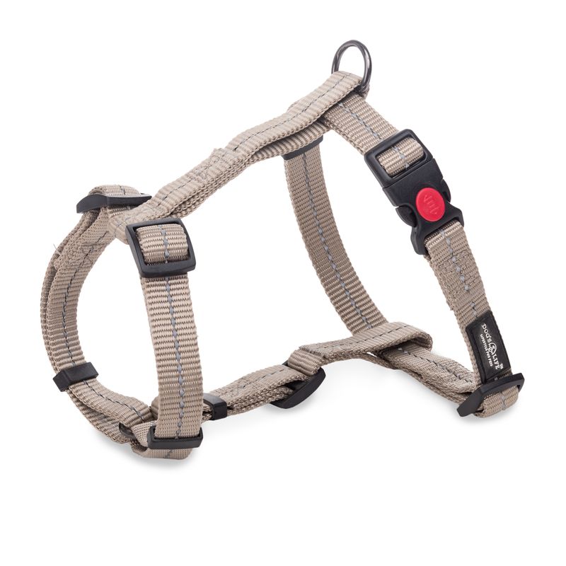 Reflective Supersoft Webbing H Harness Grey