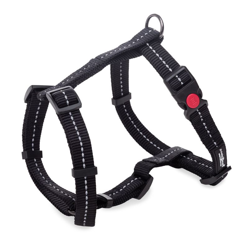 Reflective Supersoft Webbing H Harness Black