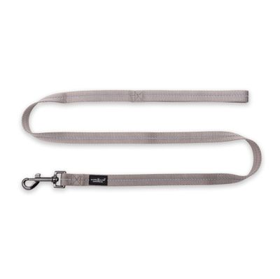 Reflective Supersoft Webbing Leash Grey