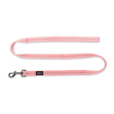 Reflective Supersoft Webbing Leash Coral Pink