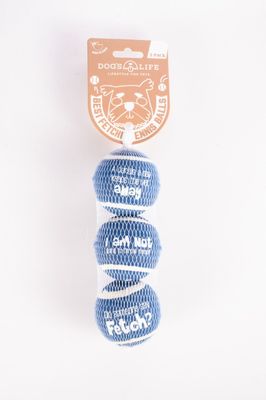 Fetch-It Tennis Balls (Pack of 3) Sapphire Blue