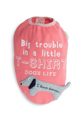Big Trouble Little T-Shirt Pink