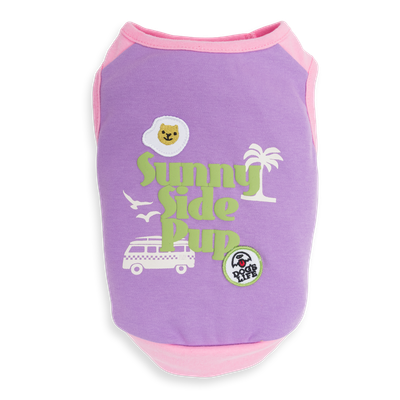 Sunny Side Pup Tee Lilac Sunny Side Pup Tee Lilac