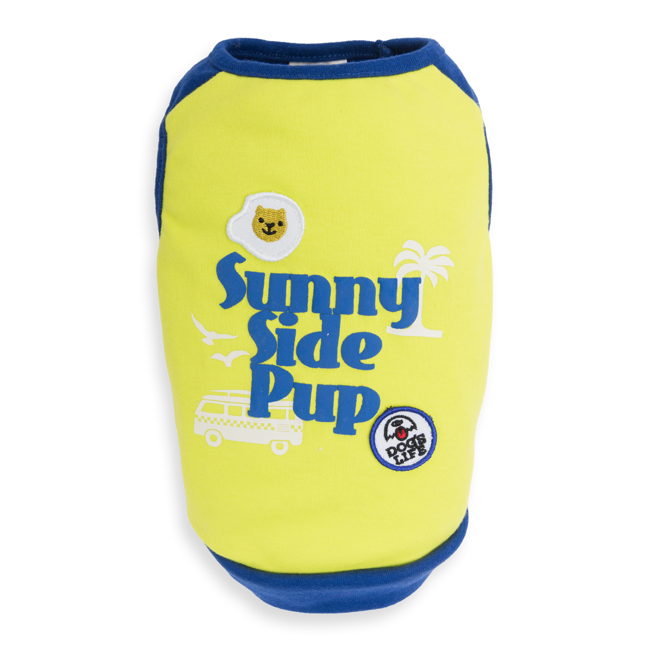 Sunny Side Pup Tee Lime Sunny Side Pup Tee Lime