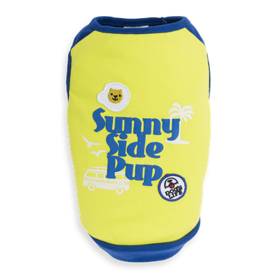 Sunny Side Pup Tee Lime