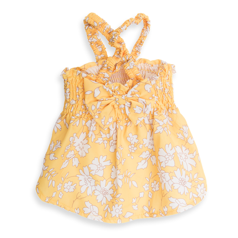 Summer Bow Dress Yellow