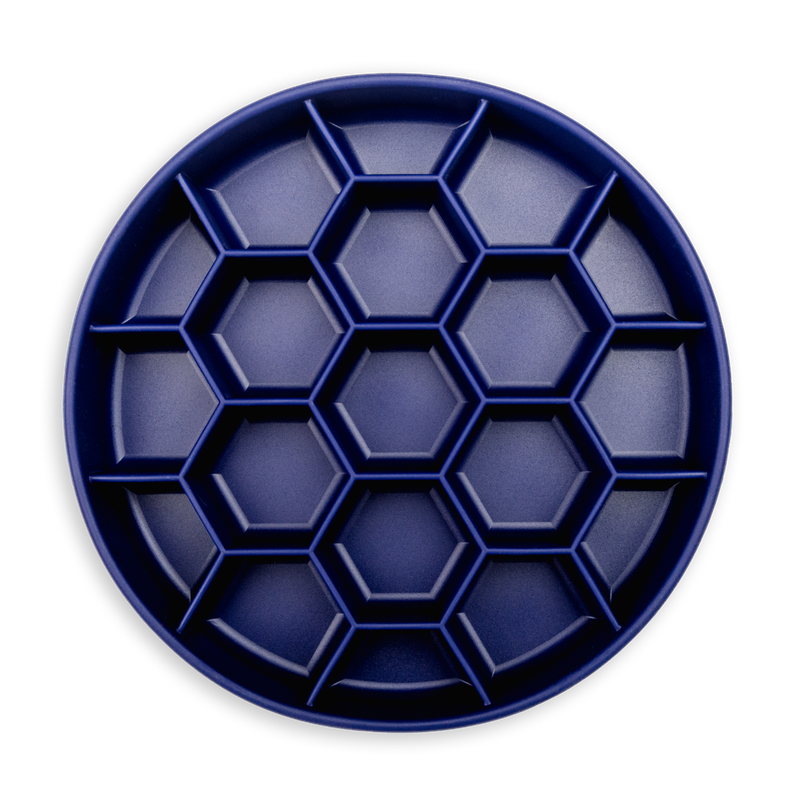 Lickalot Honeycomb Enrichment Bowl Navy